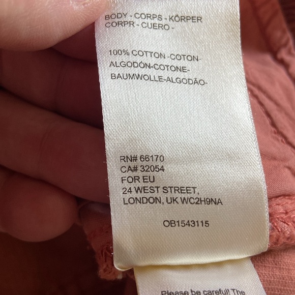 EUC FREE PEOPLE RUST Corduroy & Rivets Mini Skirt - Picture 4 of 4